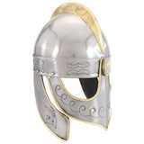 vidaXL Spiked Helmet Germanic replica LARP steel black