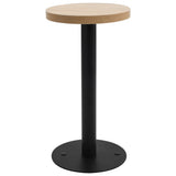 vidaXL Table de bistro 40 cm MDF brun clair