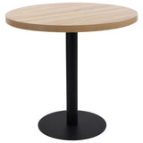 vidaXL Table de bistro 40 cm MDF brun clair