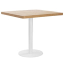 vidaXL Bistro Table 50x50 cm MDF Light Brown