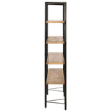 vidaXL Boekenkast met 4 schappen 160x35x160 cm massief mangohout