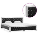 vidaXL Bedframe kunstleer zwart 180x200 cm
