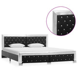 vidaXL Bedframe kunstleer zwart 180x200 cm