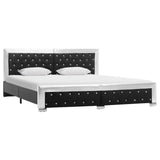 vidaXL Bedframe kunstleer zwart 180x200 cm