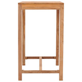 vidaXL Garden Bar Table 110x60x105 cm Solid Teak Wood