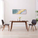 vidaXL Eetkamerstoelen 2 st kunstleer zwart