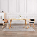vidaXL Eetkamerstoelen 2 st gebogen hout en kunstleer