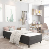 vidaXL Fabric Divan Bed Frame Grey 80x200 cm