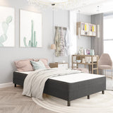 vidaXL Fabric Divan Bed Frame Grey 80x200 cm