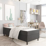 vidaXL Fabric Divan Bed Frame Grey 80x200 cm