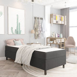 vidaXL Fabric Divan Bed Frame Grey 80x200 cm