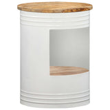 vidaXL Salontafel 43x55 cm massief gerecycled hout