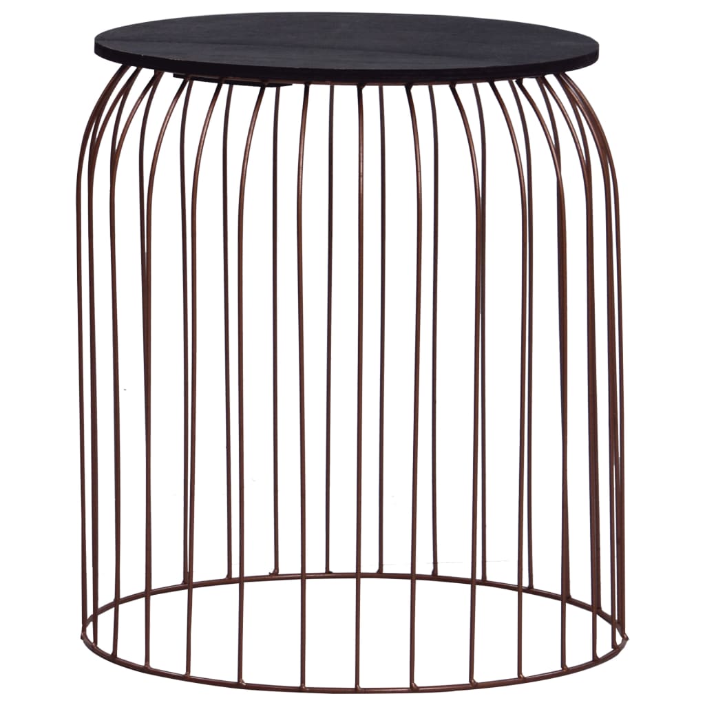 vidaXL Coffee Tables 3 pcs copper-coloured
