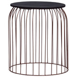 vidaXL Coffee Tables 3 pcs copper-coloured