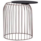 vidaXL Coffee Tables 3 pcs copper-coloured