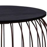 vidaXL Coffee Tables 3 pcs copper-coloured