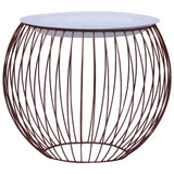 vidaXL Salontafel Ø 41 cm goudkleurig