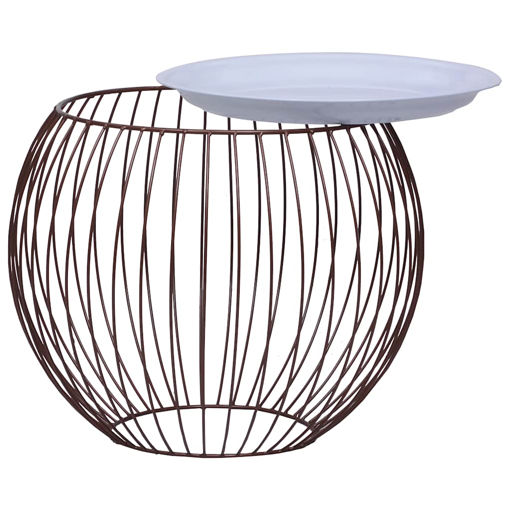 vidaXL Salontafel Ø 41 cm goudkleurig