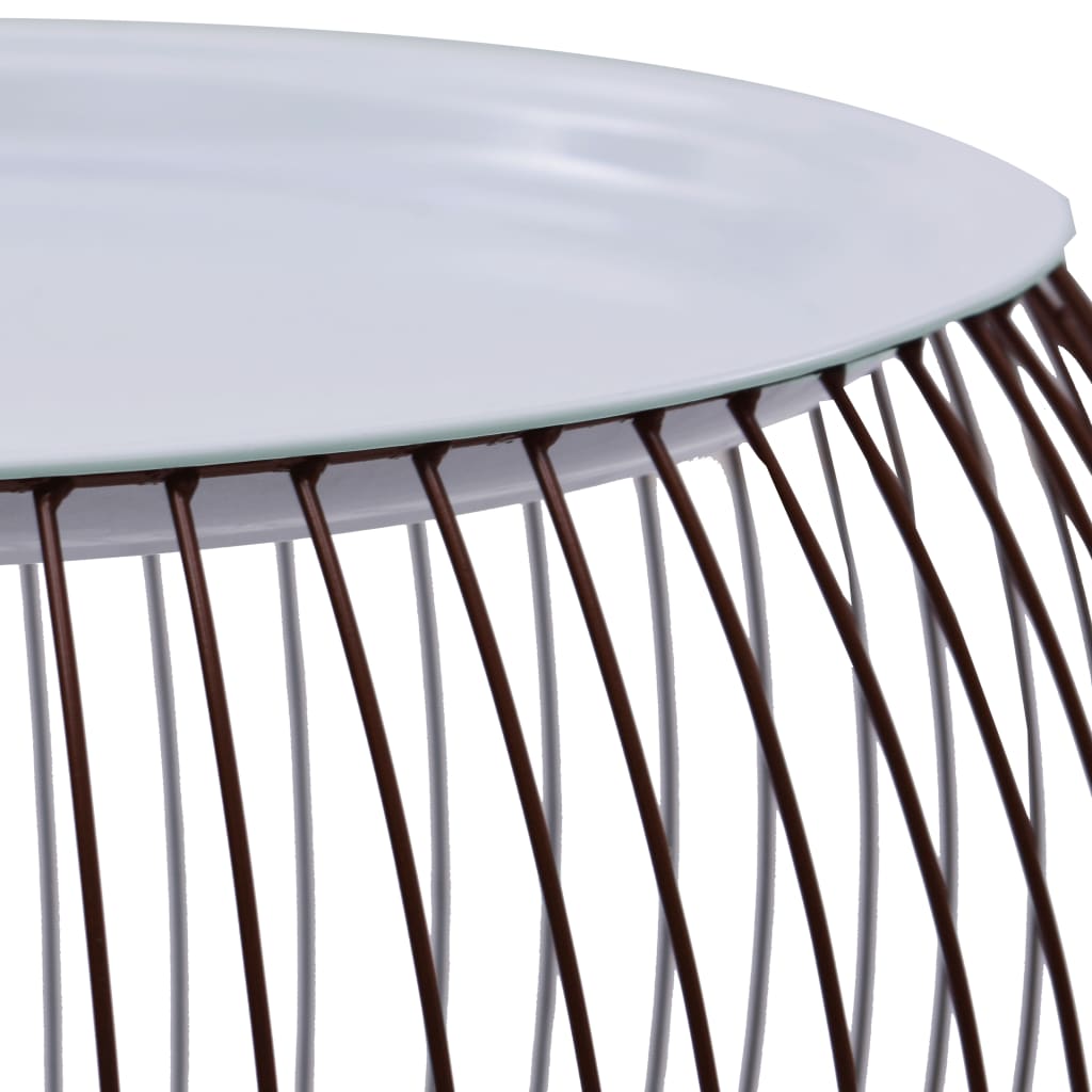 vidaXL Salontafel Ø 41 cm goudkleurig