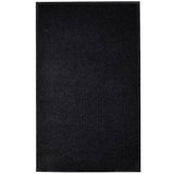 vidaXL Doormat 90x60 cm PVC black