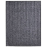 vidaXL Doormat 90x60 cm PVC black