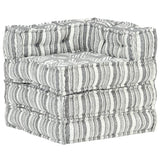 vidaXL Two-Seater Modular Patchwork Fabric Pouf