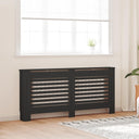 vidaXL Radiator Cover 112x19x81.5 cm MDF white