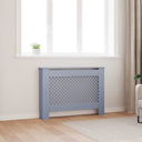 vidaXL Radiator Cover 112x19x81.5 cm MDF white
