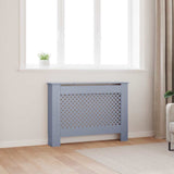 vidaXL Radiatorombouw 112x19x81,5 cm MDF wit