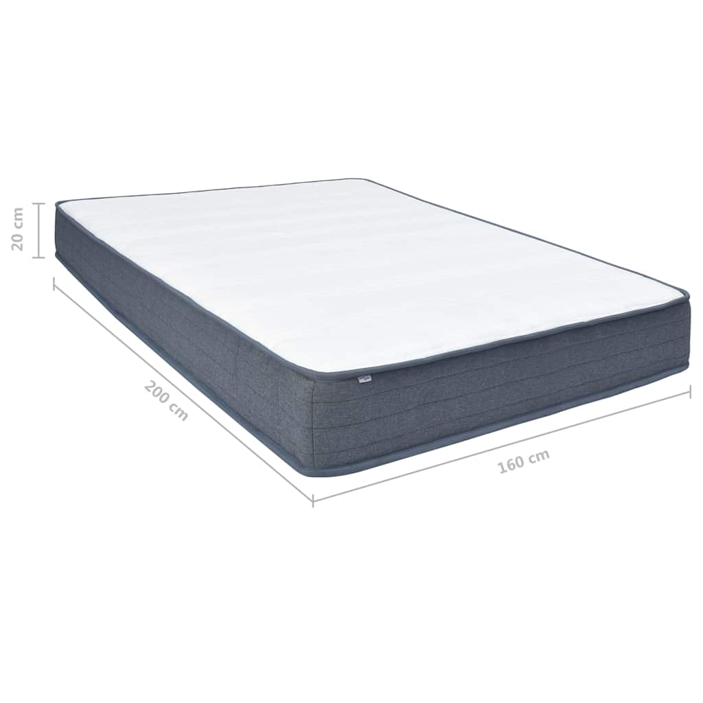 vidaXL Boxspringmatras medium 200x80x20 cm