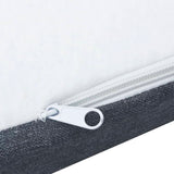 vidaXL Boxspring Mattress Topper 200x120x5 cm medium soft