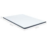 vidaXL Boxspring Mattress Topper 200x120x5 cm medium soft