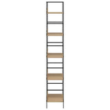 vidaXL Boekenkast met 3 schappen 60x27,6x90,5 cm bewerkt hout zwart