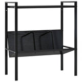 vidaXL Bookcase with 2 shelves 52x28x59 cm engineered wood black