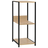 vidaXL Boekenkast 33,5x39,6x79,7 cm bewerkt hout zwart