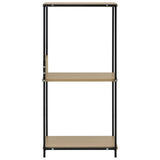 vidaXL Boekenkast 33,5x39,6x79,7 cm bewerkt hout zwart