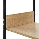 vidaXL Boekenkast 33,5x39,6x79,7 cm bewerkt hout zwart