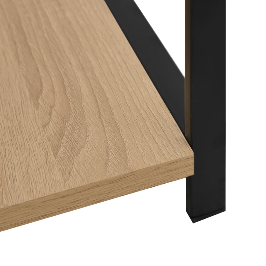vidaXL Boekenkast 33,5x39,6x79,7 cm bewerkt hout zwart