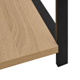 vidaXL Boekenkast 33,5x39,6x79,7 cm bewerkt hout zwart
