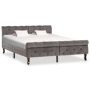 vidaXL Bedframe fluweel zwart 90x200 cm