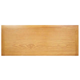 vidaXL Tv-meubel 120x35x48 cm massief eikenhout