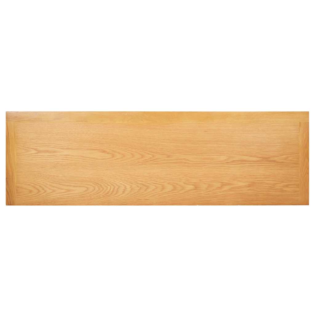 vidaXL Dressoir 110x33,5x70 cm massief eikenhout