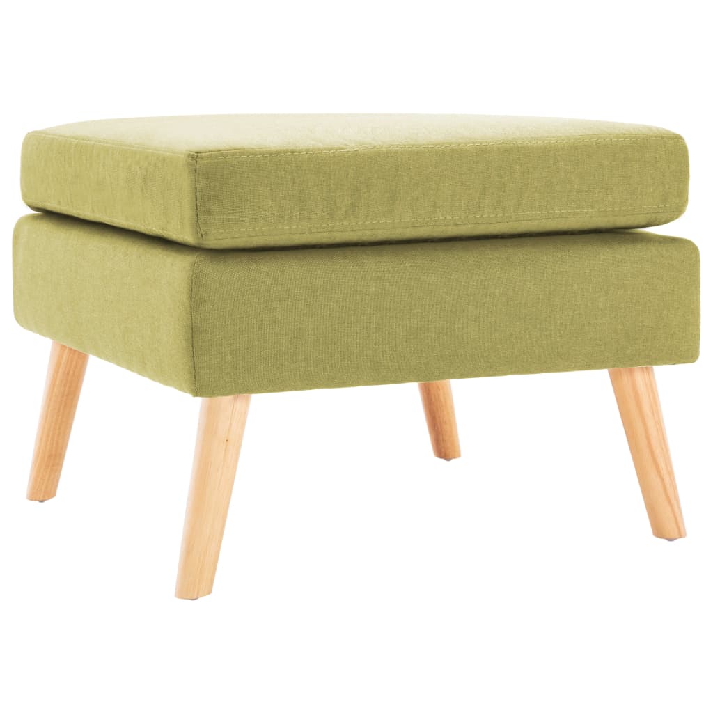 vidaXL Footstool fabric light grey