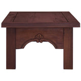 vidaXL Coffee Table 100x50x30 cm Solid Mahogany Wood Classic Brown