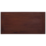 vidaXL Coffee Table 100x50x30 cm Solid Mahogany Wood Classic Brown