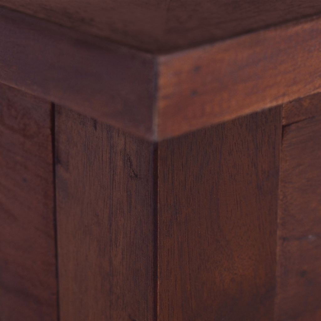 vidaXL Coffee Table 100x50x30 cm Solid Mahogany Wood Classic Brown