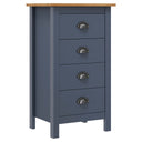 vidaXL Dressoir Hill 46x35x80 cm massief grenenhout