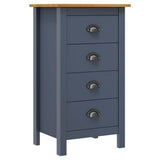 vidaXL Dressoir Hill 46x35x80 cm massief grenenhout