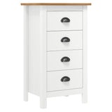 vidaXL Dressoir Hill 46x35x80 cm massief grenenhout