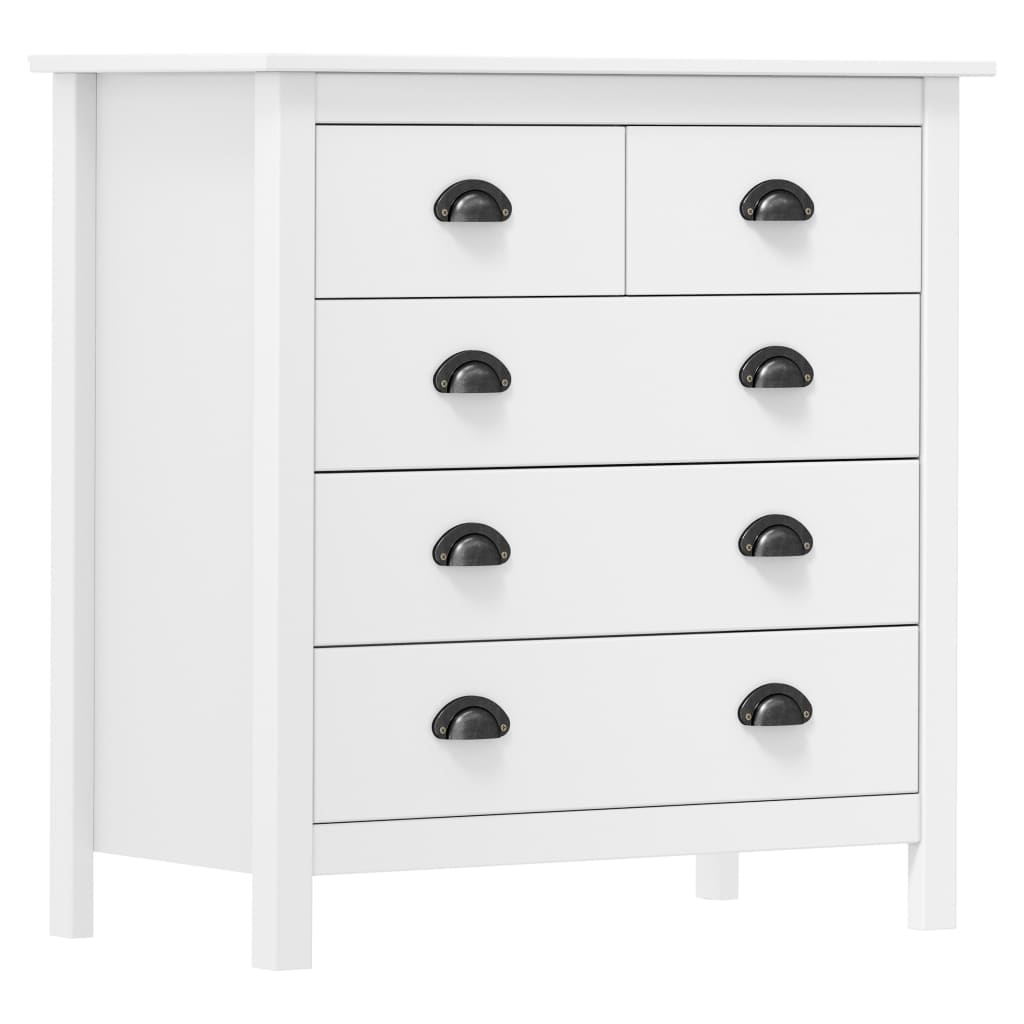 vidaXL Dressoir Hill 46x35x80 cm massief grenenhout